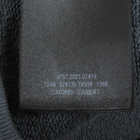 BALENCIAGA Hoodie 578135 Main: 100% cotton, Part: 100% polyester gray mens S Used Authentic