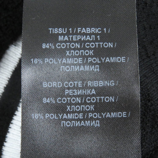 BALMAIN Short sleeve polo shirt GB045KE54 cotton black mens S Used Authentic
