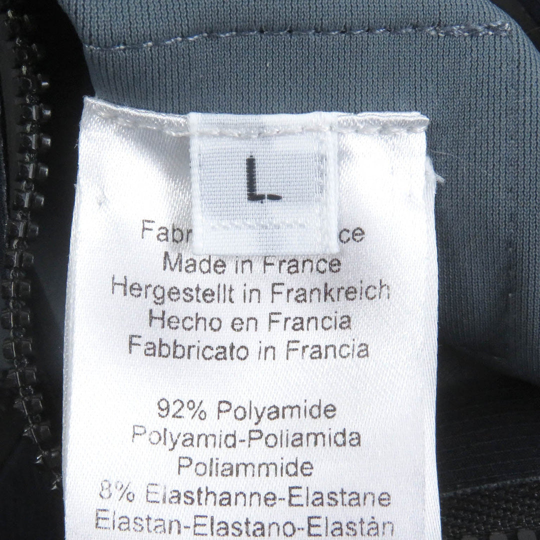 HERMES Mountain Hoodie Outer: 92% nylon, Outer: 8% polyurethane, Sleeve lining: 72% nylon, Sleeve lining: 28% polyurethane, Lining: 100% cashmere Navy mens L Used Authentic