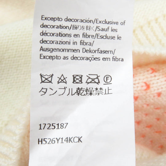 LOEWE sweater H526Y14KCK Main: 95% wool, Main: 2% mohair, Main: 2% polyamide, Main: 1% polyester Ivory mens M Used Authentic