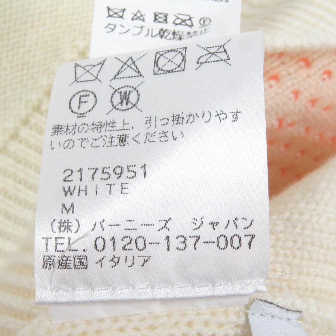 LOEWE sweater H526Y14KCK Main: 95% wool, Main: 2% mohair, Main: 2% polyamide, Main: 1% polyester Ivory mens M Used Authentic