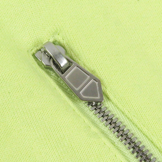 HERMES Blouson Main: 100% cotton, Part: 90% cotton, Part: 10% polyurethane, Leather part: sheepskin Light green Chevaux en Symetrie mens Used Authentic