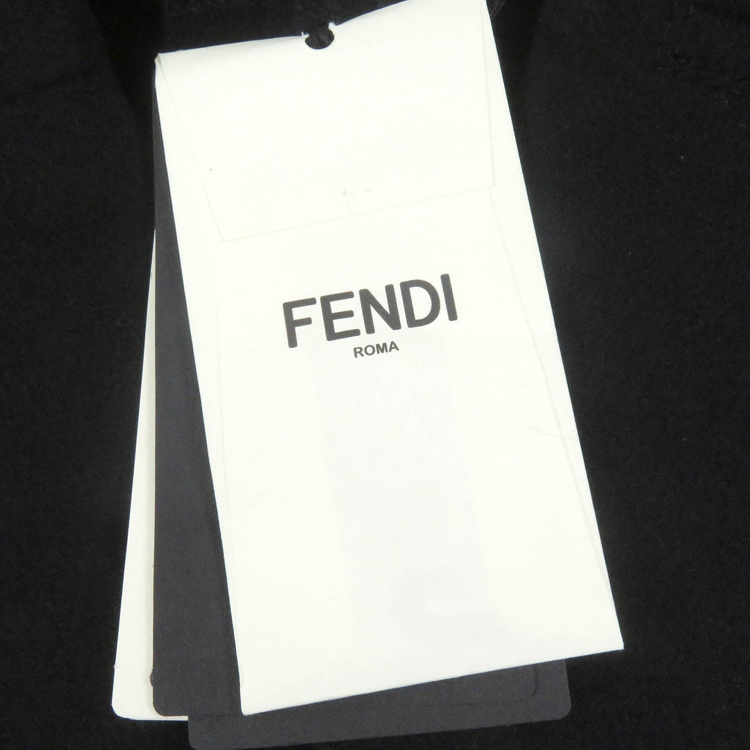 FENDI coat FF0709 Main: 99% wool, Main: 1% silk black mens 48 Used Authentic