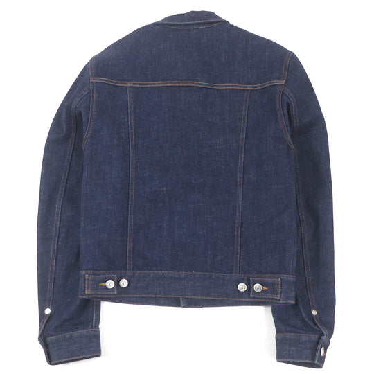 Dior HOMME Denim Jacket 013D482B226X Main: 83% cotton, 16% polyester, 1% polyurethane Indigo blue mens 46 Used Authentic