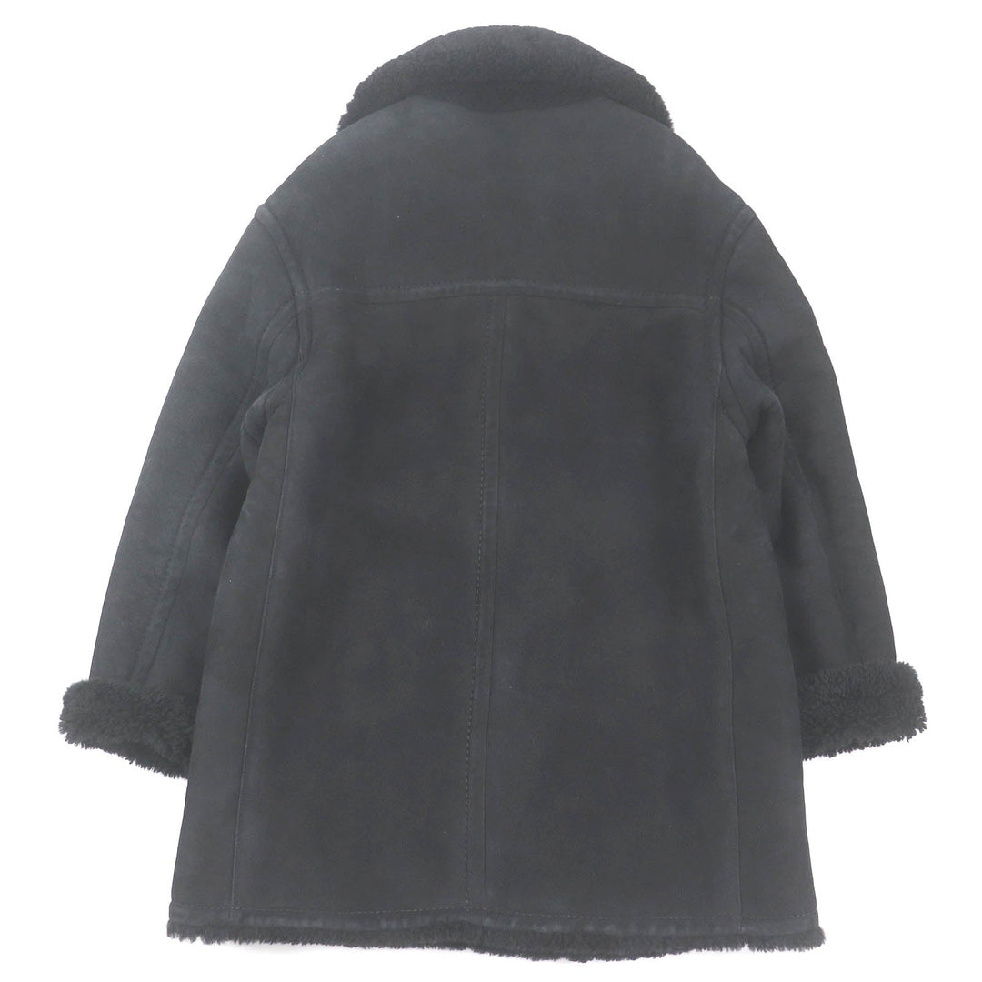 FENDI Mouton coat FM0157 Main: Sheep leather black mens 44 Used Authentic