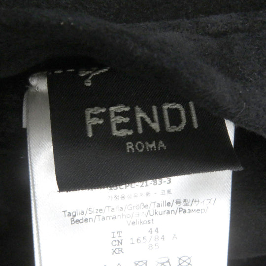FENDI Mouton coat FM0157 Main: Sheep leather black mens 44 Used Authentic