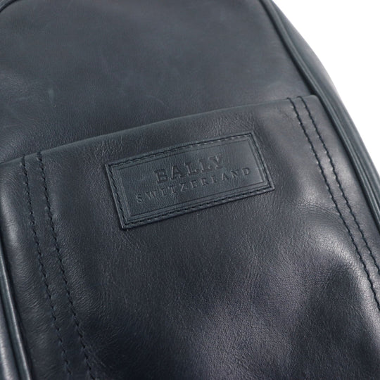 BALLY Sling bag Main: Leather Navy type Trainspotting TABEL-MD mens Used Authentic
