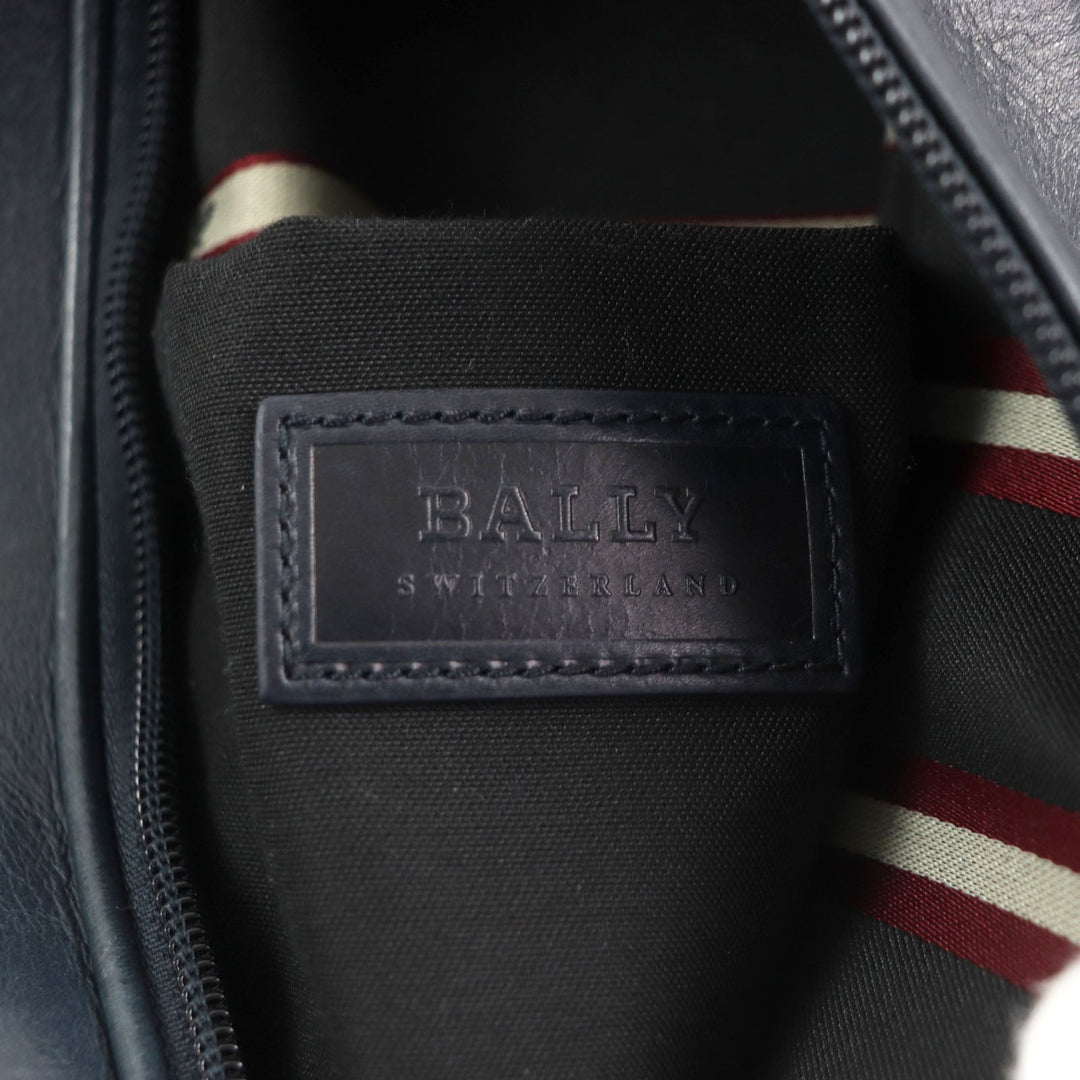 BALLY Sling bag Main: Leather Navy type Trainspotting TABEL-MD mens Used Authentic