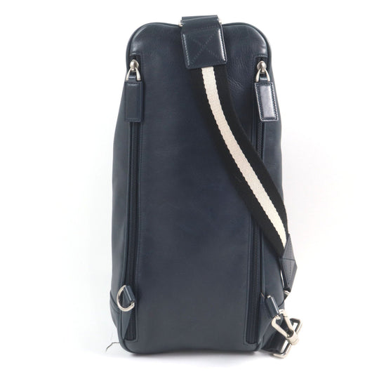 BALLY Sling bag Main: Leather Navy type Trainspotting TABEL-MD mens Used Authentic