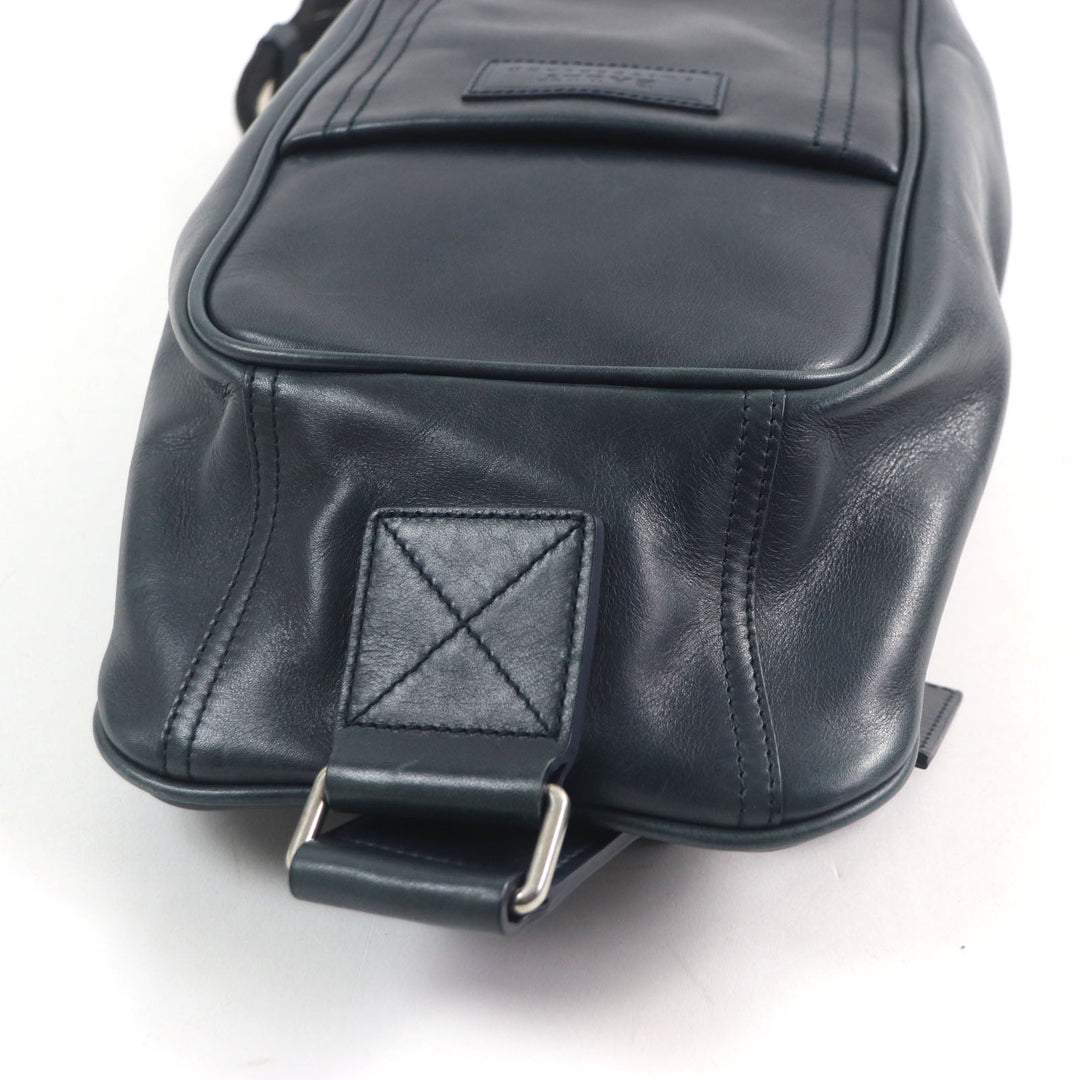 BALLY Sling bag Main: Leather Navy type Trainspotting TABEL-MD mens Used Authentic