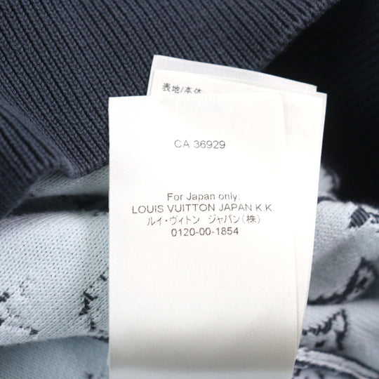 LOUIS VUITTON Hoodie 1AFQAL Main: 100% cotton Navy white Gradient cotton hoodie mens S Used Authentic