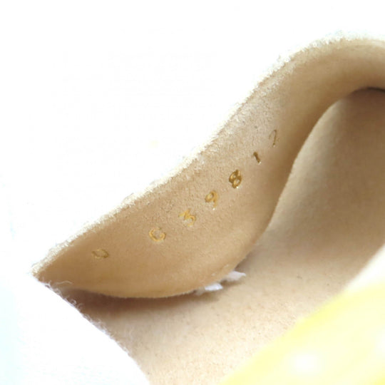 CHANEL Sandals G39812 Main: Tweed, Part: Cork White natural Women 35 Used Authentic