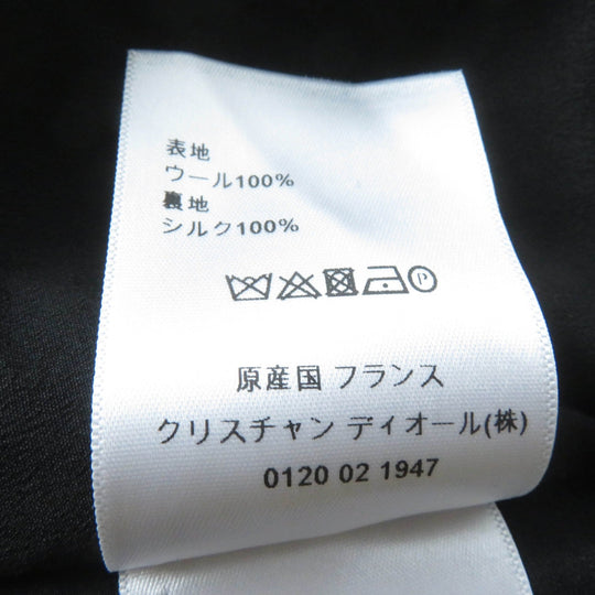 Christian Dior one piece 7E21637A1106 Main: 100% wool, Lining: 100% silk black Women 38 Used Authentic