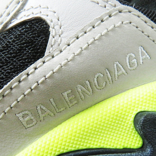 BALENCIAGA sneakers 524039 Polyester,Calf leather,Lambskin multicolor Triple S Women 35 Used Authentic