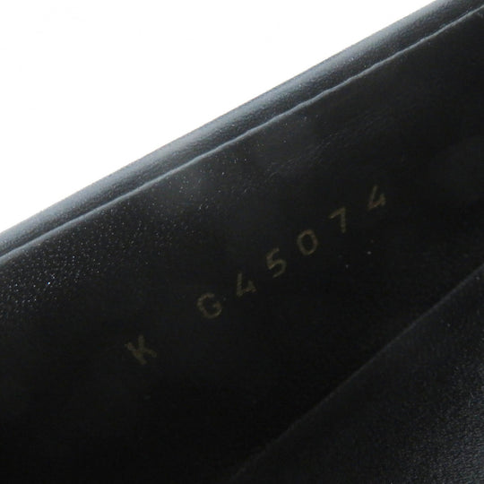 CHANEL loafers 23A G45074 Main: Leather black Matrasse Women 39.5 Used Authentic
