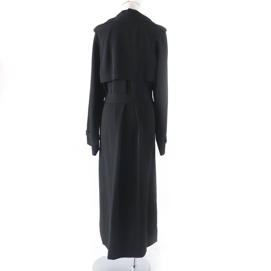 HELMUT LANG trench coat Main: 70% triacetate, Main: 30% polyester black Women 2 Used Authentic