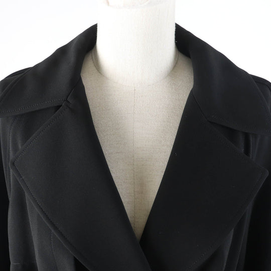 HELMUT LANG trench coat Main: 70% triacetate, Main: 30% polyester black Women 2 Used Authentic