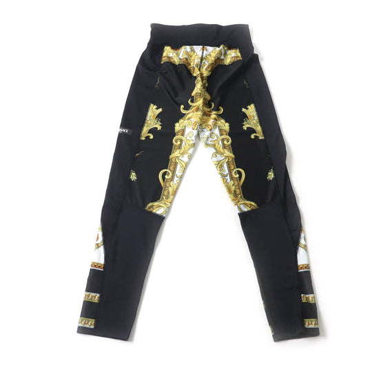 VERSACE Pants 1004092 Main: 78% polyester, Main: 22% polyurethane, Part: 78% nylon, Part: 22% polyurethane Multi Women L Used Authentic