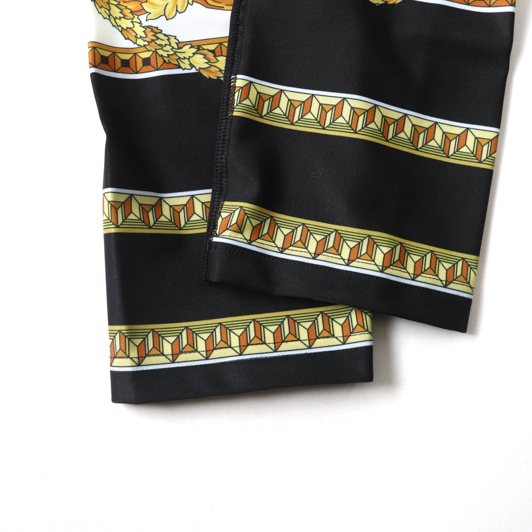 VERSACE Pants 1004092 Main: 78% polyester, Main: 22% polyurethane, Part: 78% nylon, Part: 22% polyurethane Multi Women L Used Authentic