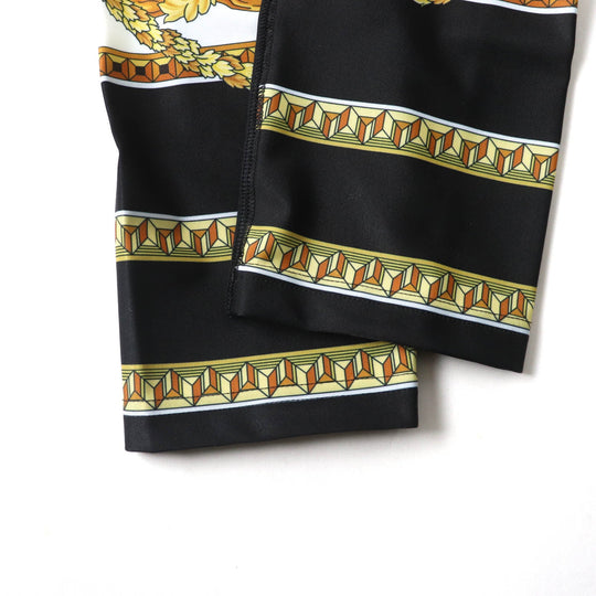 VERSACE Pants 1004092 Main: 78% polyester, Main: 22% polyurethane, Part: 78% nylon, Part: 22% polyurethane Multi Women L Used Authentic