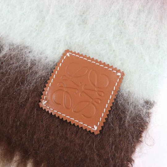 LOEWE Scarf Main: 50% mohair, Main: 48% wool, Main: 2% nylon multicolor Women Used Authentic