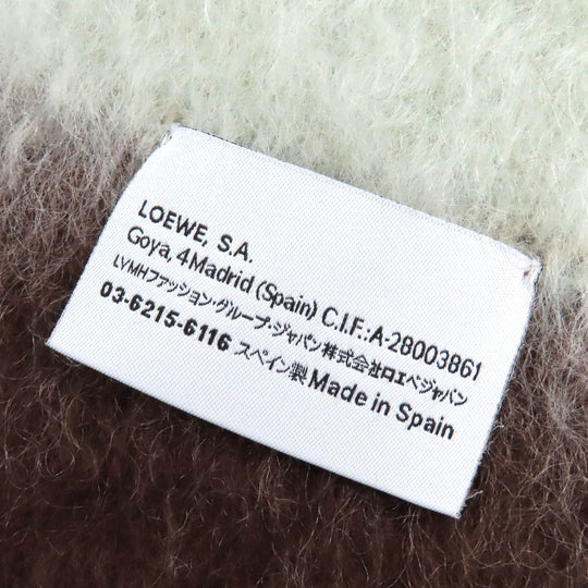LOEWE Scarf Main: 50% mohair, Main: 48% wool, Main: 2% nylon multicolor Women Used Authentic