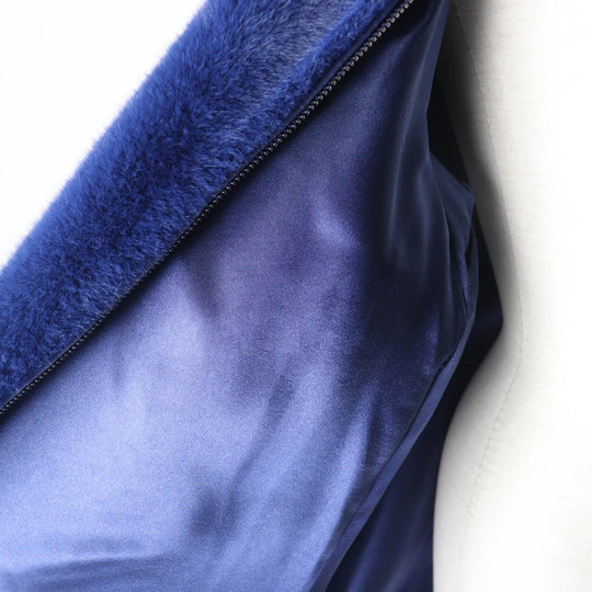 EMPORIO ARMANI A line coat 6K2L882NNUZ Outer: 100% polyester, Part: 97% polyester, Part: 3% elastane (polyurethane), Lining: 100% polyester blue Women 36 Used Authentic