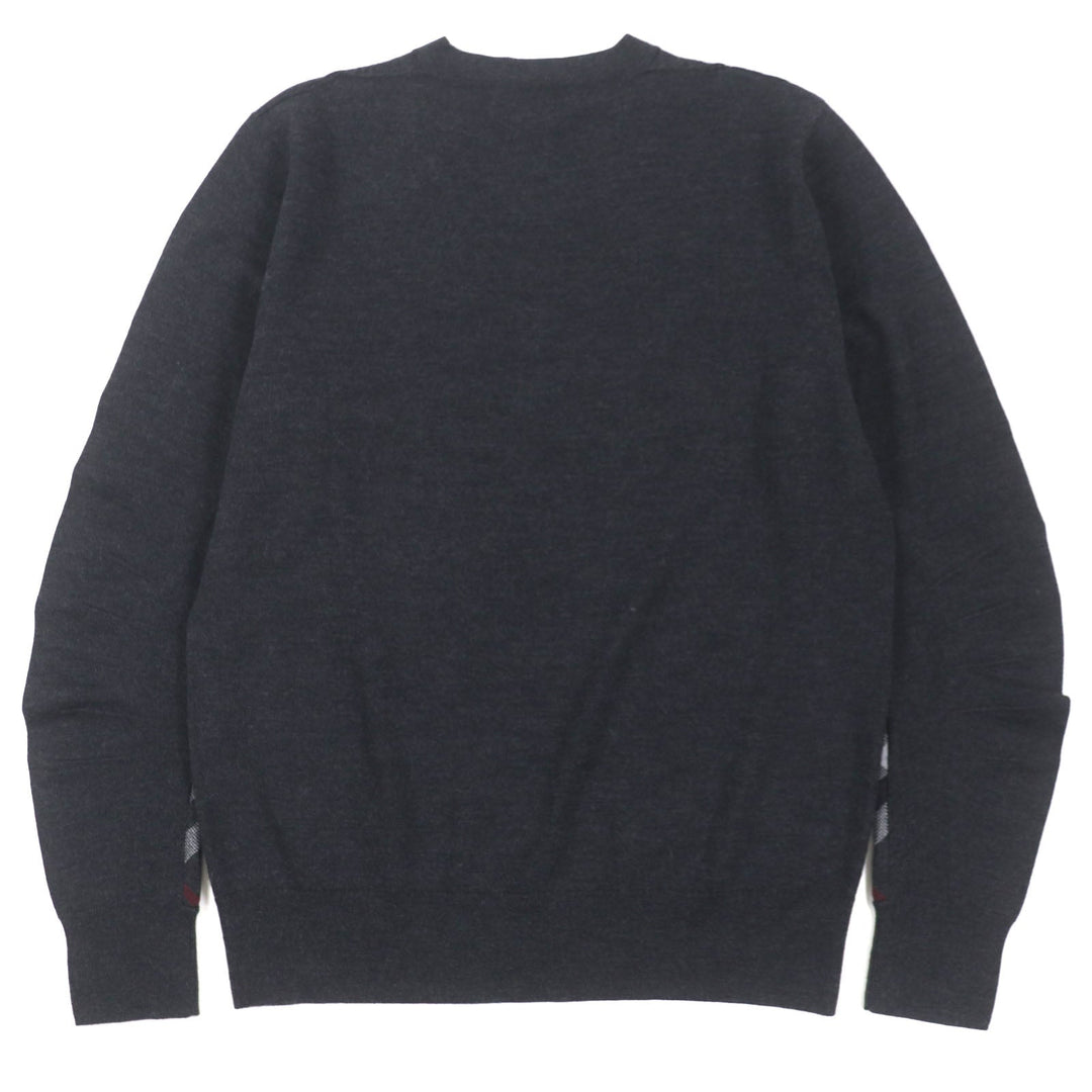 BURBERRY sweater 4061739 Main: 100% wool Dark gray mens L Used Authentic