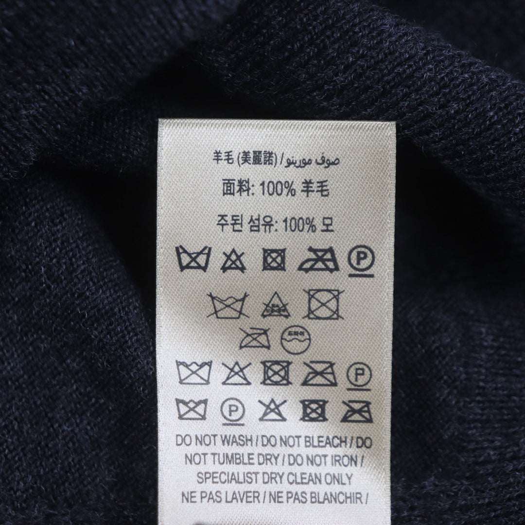 BURBERRY sweater 4061739 Main: 100% wool Dark gray mens L Used Authentic