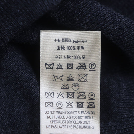 BURBERRY sweater 4061739 Main: 100% wool Dark gray mens L Used Authentic