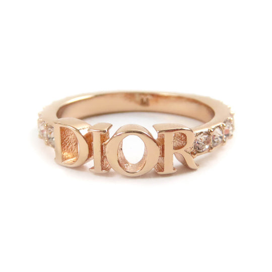 Christian Dior Ring Main: Metal, Part: Crystal Pink gold Dio(r)evolution Ring Women M Used Authentic
