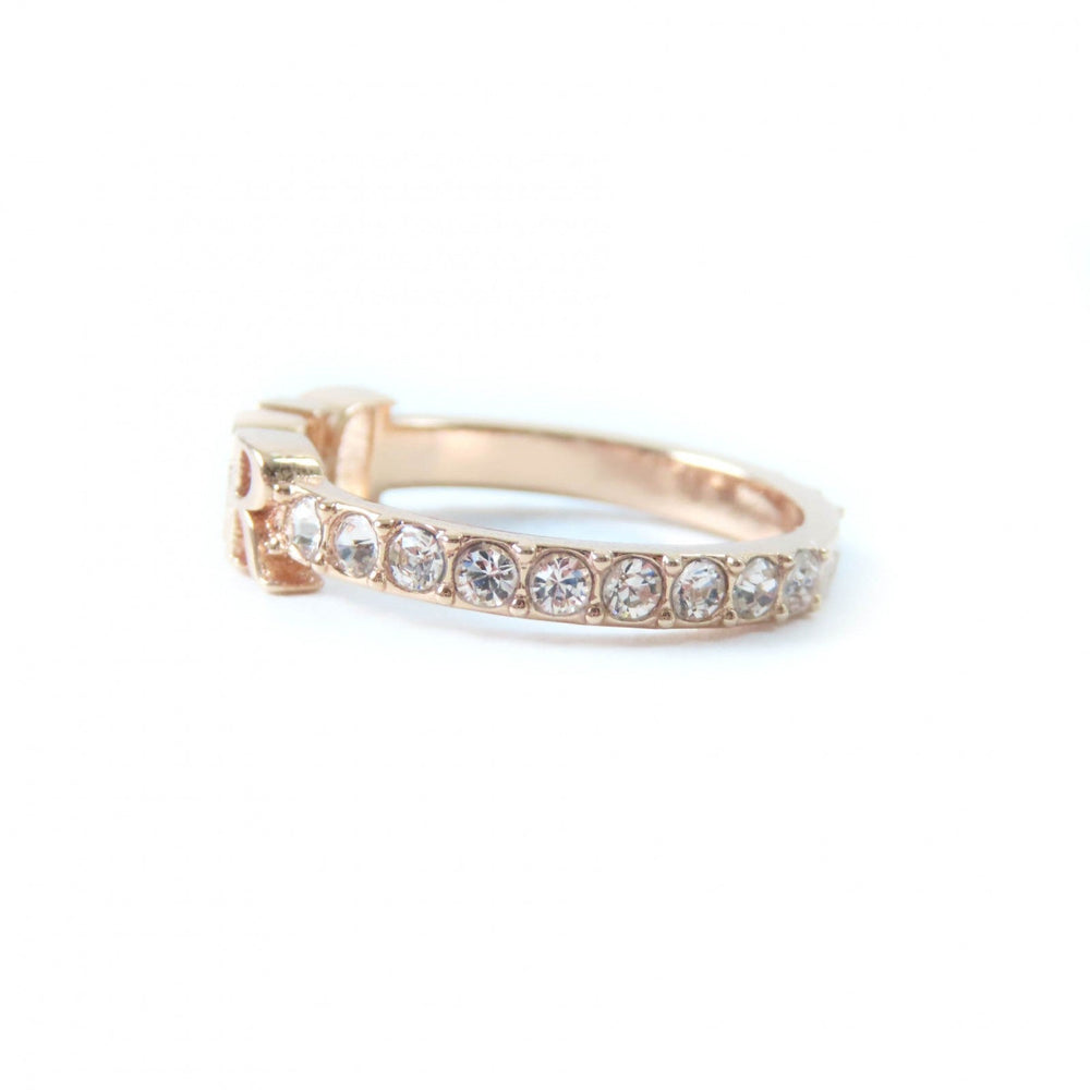 Christian Dior Ring Main: Metal, Part: Crystal Pink gold Dio(r)evolution Ring Women M Used Authentic