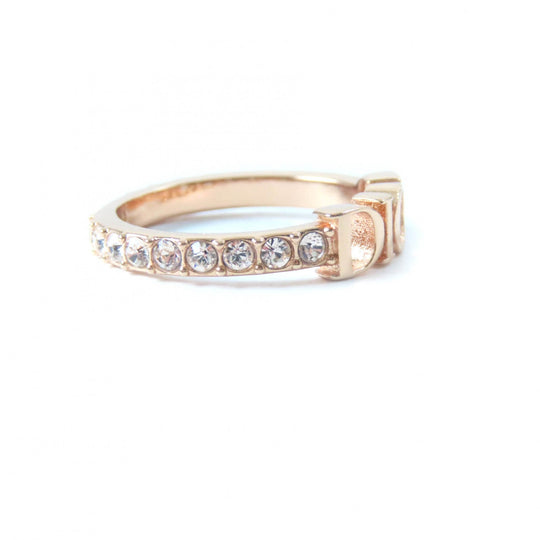 Christian Dior Ring Main: Metal, Part: Crystal Pink gold Dio(r)evolution Ring Women M Used Authentic