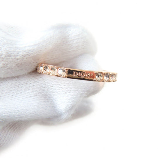 Christian Dior Ring Main: Metal, Part: Crystal Pink gold Dio(r)evolution Ring Women M Used Authentic