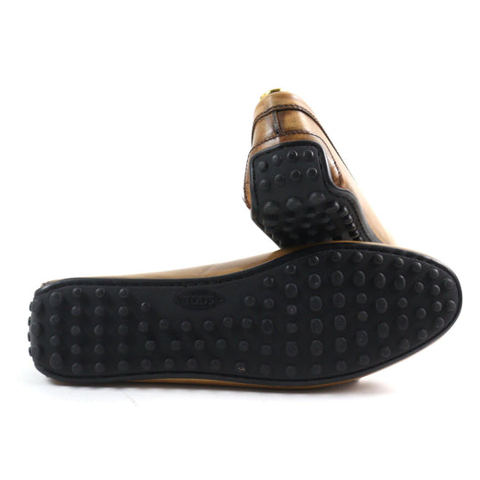 TOD�fS loafers Main: Leather Brown City Gommino mens 9 Used Authentic