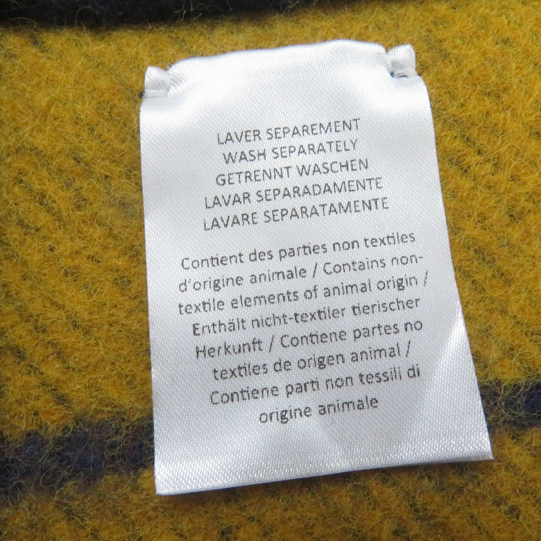 HERMES shawl Main: 100% wool multicolor Rocabal Women Used Authentic