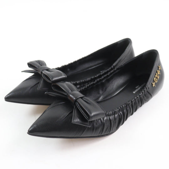 LOUIS VUITTON Ballet shoes Main: Leather black Marli Line Women size unknown Used Authentic