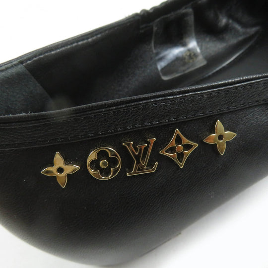 LOUIS VUITTON Ballet shoes Main: Leather black Marli Line Women size unknown Used Authentic
