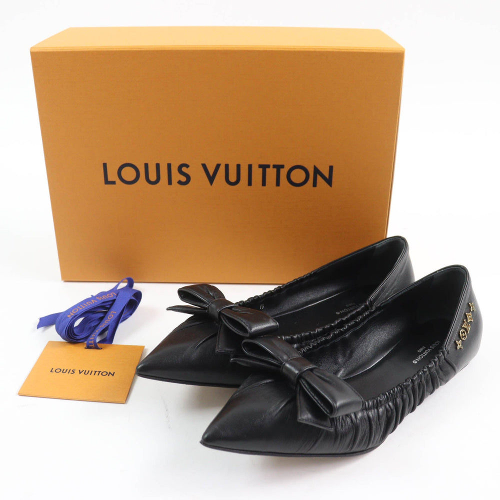LOUIS VUITTON Ballet shoes Main: Leather black Marli Line Women size unknown Used Authentic