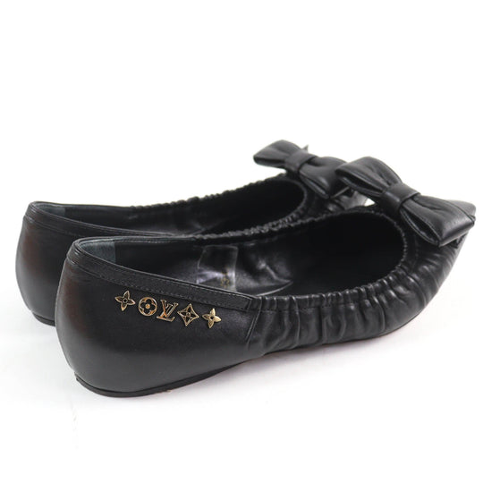 LOUIS VUITTON Ballet shoes Main: Leather black Marli Line Women size unknown Used Authentic