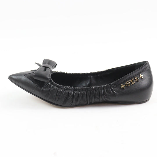 LOUIS VUITTON Ballet shoes Main: Leather black Marli Line Women size unknown Used Authentic