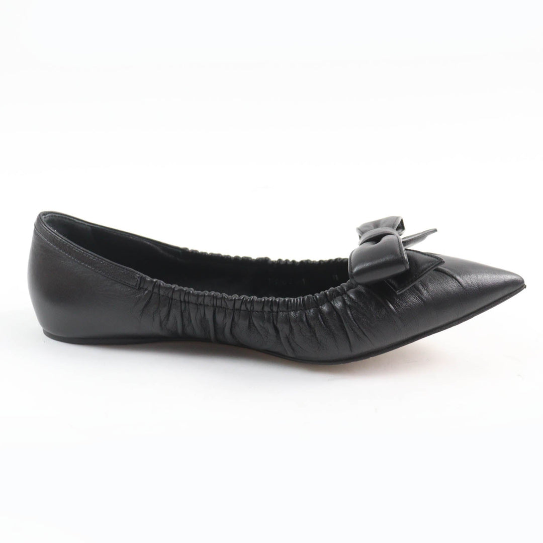 LOUIS VUITTON Ballet shoes Main: Leather black Marli Line Women size unknown Used Authentic