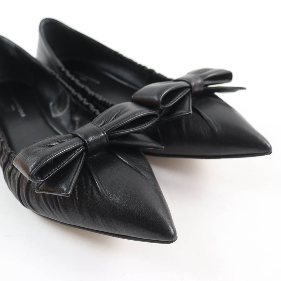 LOUIS VUITTON Ballet shoes Main: Leather black Marli Line Women size unknown Used Authentic