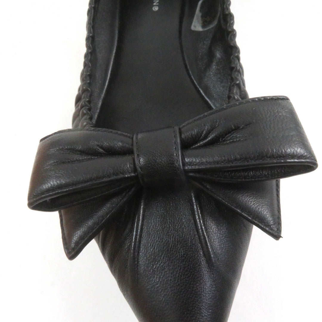 LOUIS VUITTON Ballet shoes Main: Leather black Marli Line Women size unknown Used Authentic
