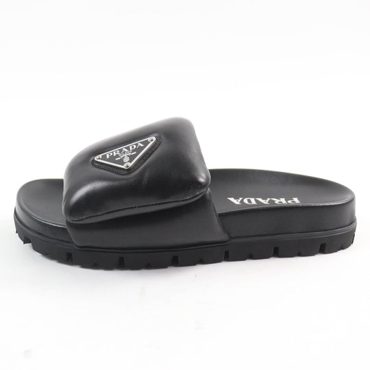 PRADA Sandals 1XX648 Main: Nappa leather black Women 36 Used Authentic