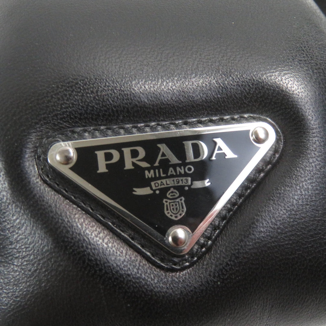 PRADA Sandals 1XX648 Main: Nappa leather black Women 36 Used Authentic