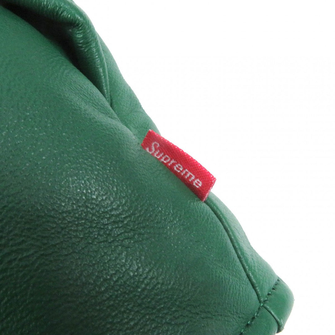 Supreme Down jacket Outer: Sheepskin, Lining: 100% nylon, Filling: 85% down, Filling: 15% feather green Leather 700-Fill Down Parka mens S Used Authentic