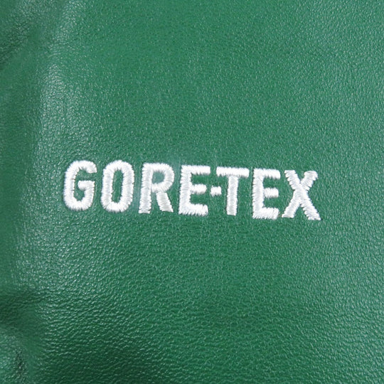 Supreme Down jacket Outer: Sheepskin, Lining: 100% nylon, Filling: 85% down, Filling: 15% feather green Leather 700-Fill Down Parka mens S Used Authentic