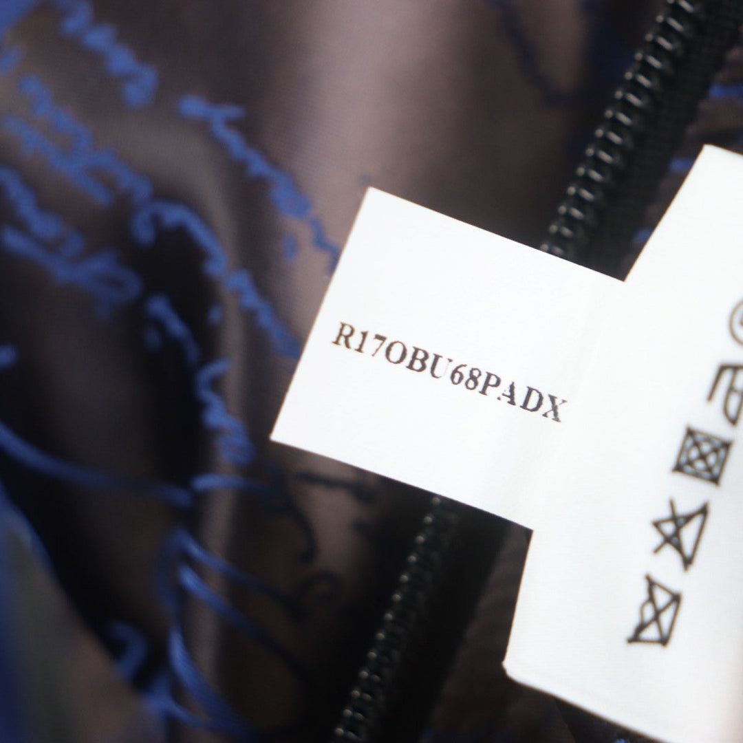 Berluti Hoodie R17OBU68 polyester dark brown navy 44