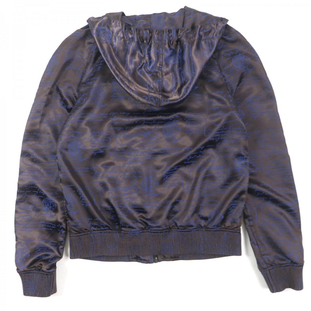 Berluti Hoodie R17OBU68 polyester dark brown navy 44